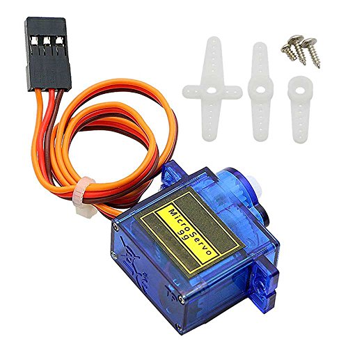 Micro Servo completo, compresi accessori e viti (vedi foto). Ideale per l'utilizzo nel modellismo e nella robotica. Può essere controllato da una vasta gamma di microcontrollori come ARDUINO, ecc...
