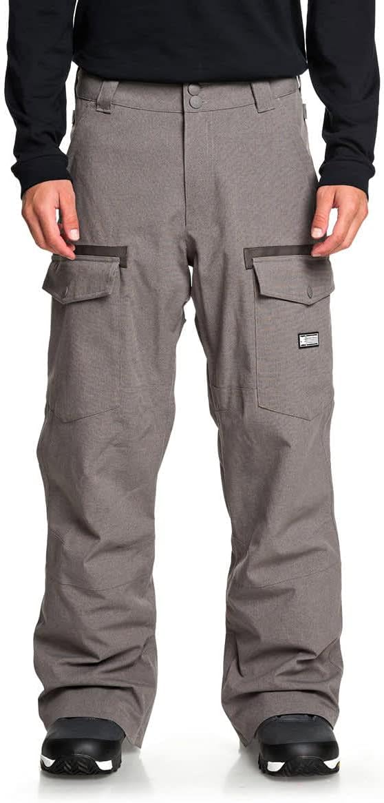 DC Code Snowboard Pants Mens Sz S Dark Gull Grey