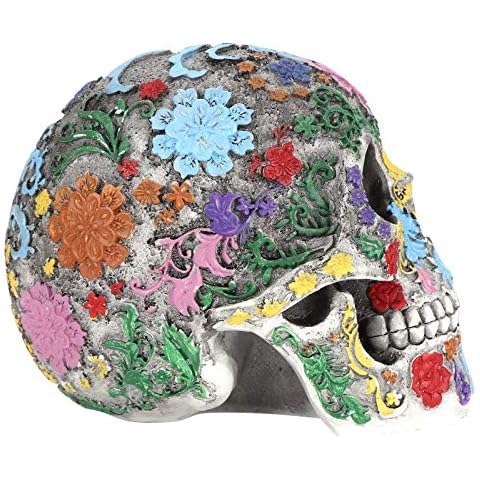 Escultura de Cabeza de Calavera de Resina WNSC Cover