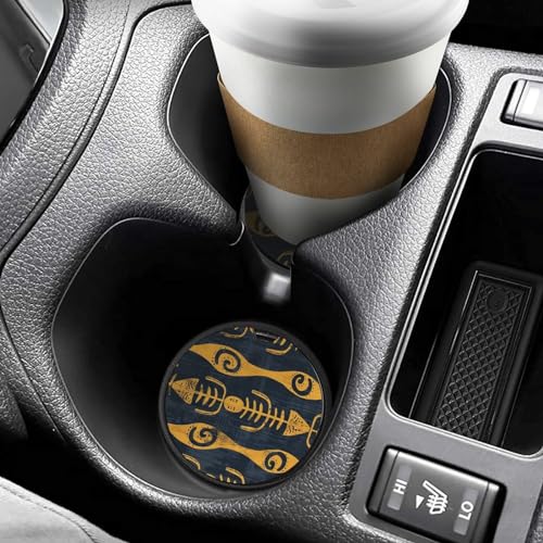 Posavasos para portavasos de auto estilo animal print 2.6 pulgadas miniatura 6