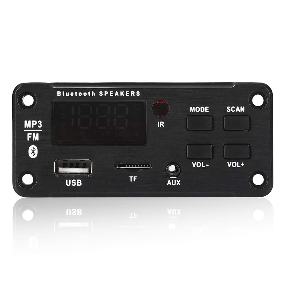 Amplificatore 25Wx2 12V Mp3 Scheda Decoder Modulo Audio Bluetooth 5.0 Wireless Music Car Lettore Mp3 con Bluetooth