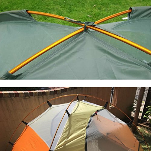 TRIWONDER 2 Pali Tenda Campeggio Palo Alluminio