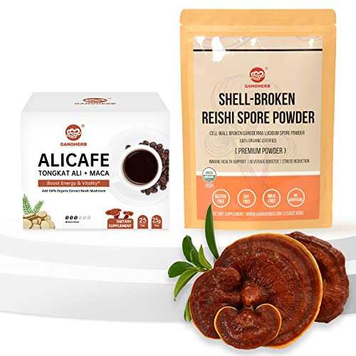 Ganoherb Maca Energy Coffee And Reishi Mushroom Powder #TOP23
