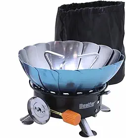 Fogareiro Portatil Para Brisa Fogão a Gas para Camping e Viagem Bestfer BFH3008