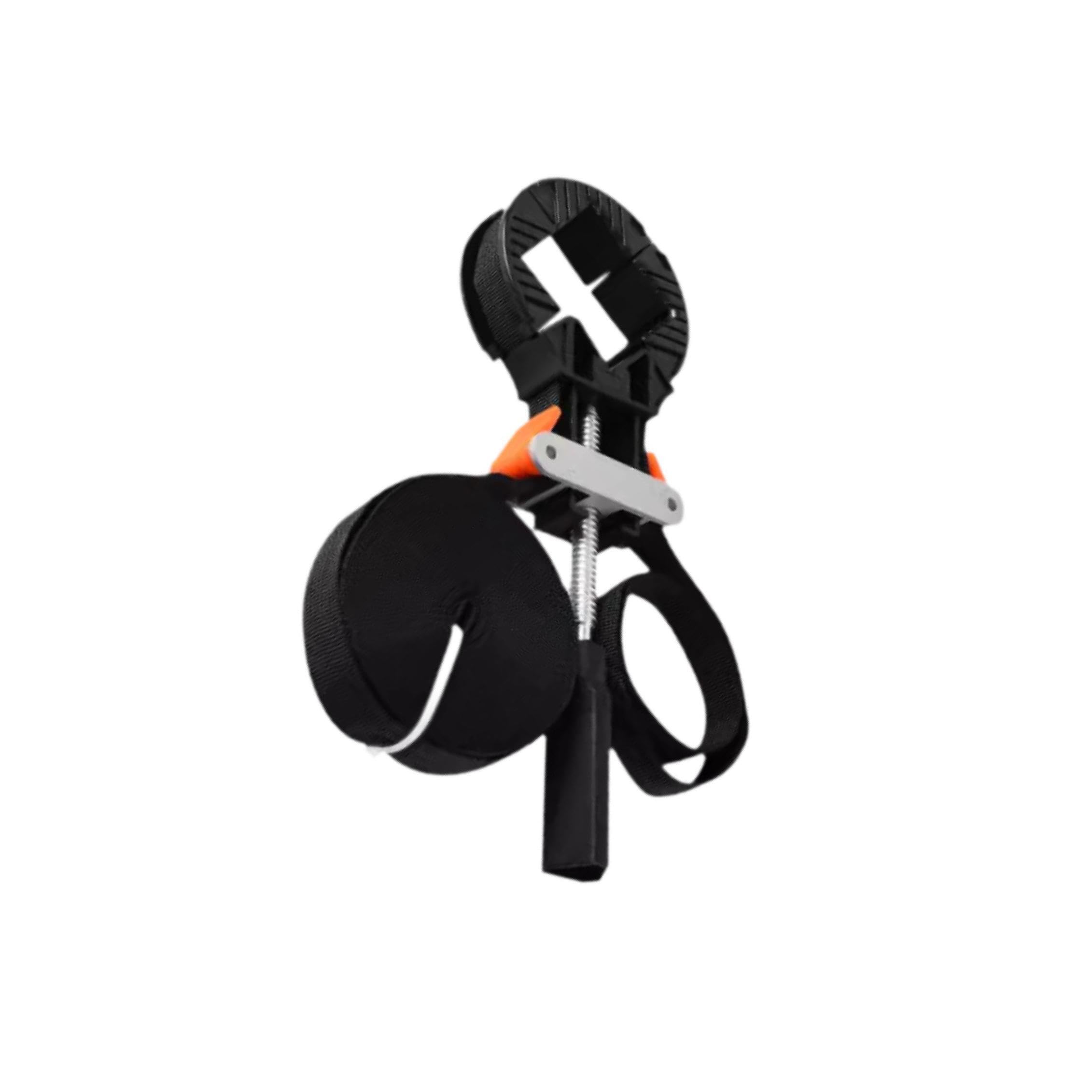 Pixzcsa 90 Degree Adjustable Belt Clamp Strong Frame Clamping Strap Holder