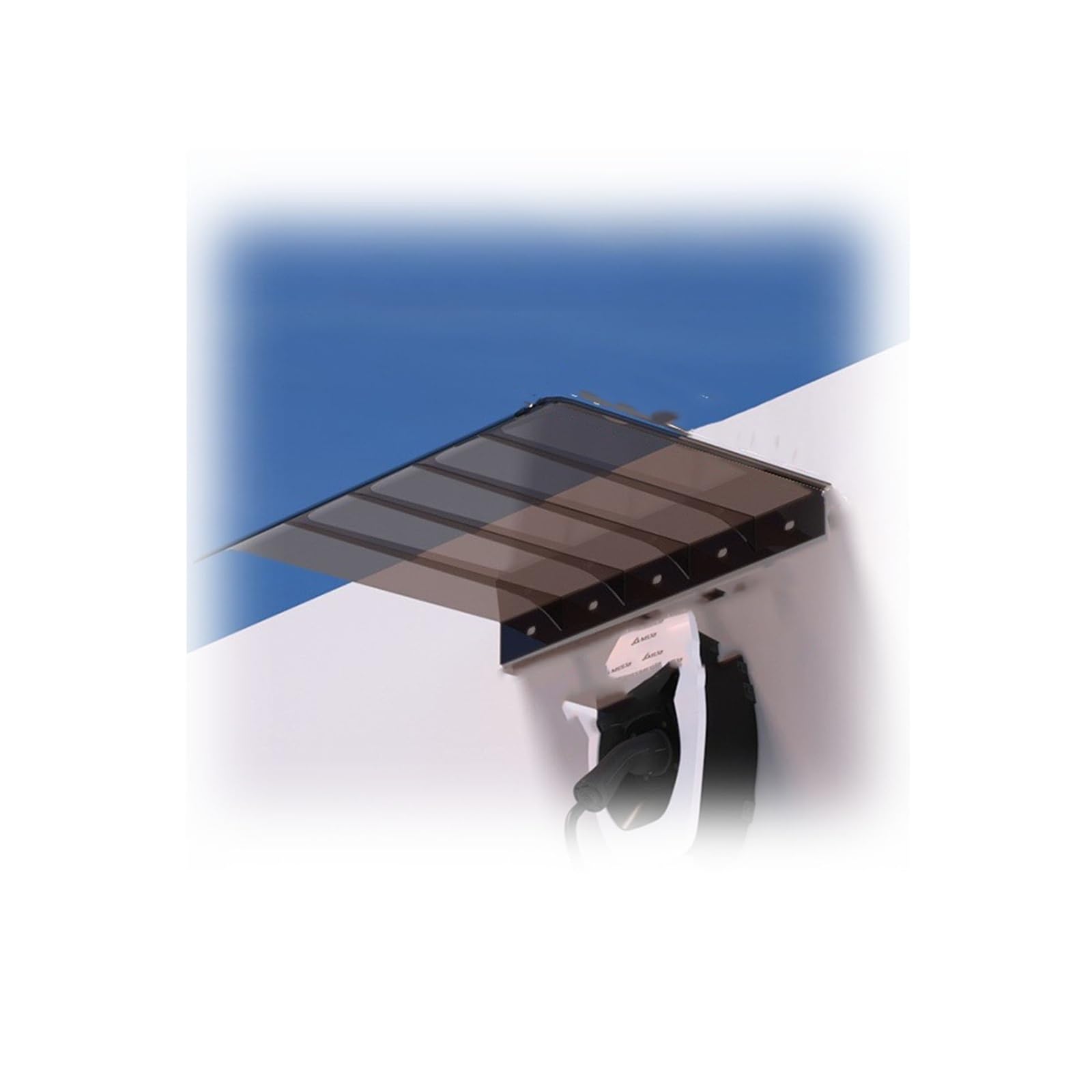 Auvent de porte d'installation facile pour climatiseur