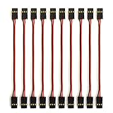 DYWISHKEY 100mm Servo Cables, Male to Male (10 Pack)