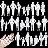 Figurines à l'échelle architecturale de taille appropriée: moulées à une échelle 1:25, ces maquettes à l'échelle architecturale mesurent environ 2,95 pouces/ 75 mm de haut; Cette proportion exacte fait de ces articles un choix idéal pour les personnes intéressées par la création de projets miniatures ou de modèles architecturaux; Présentant différents styles et postures, ces petites figurines inspirent votre créativité, satisfaisant différentes préférences esthétiques et artistiques