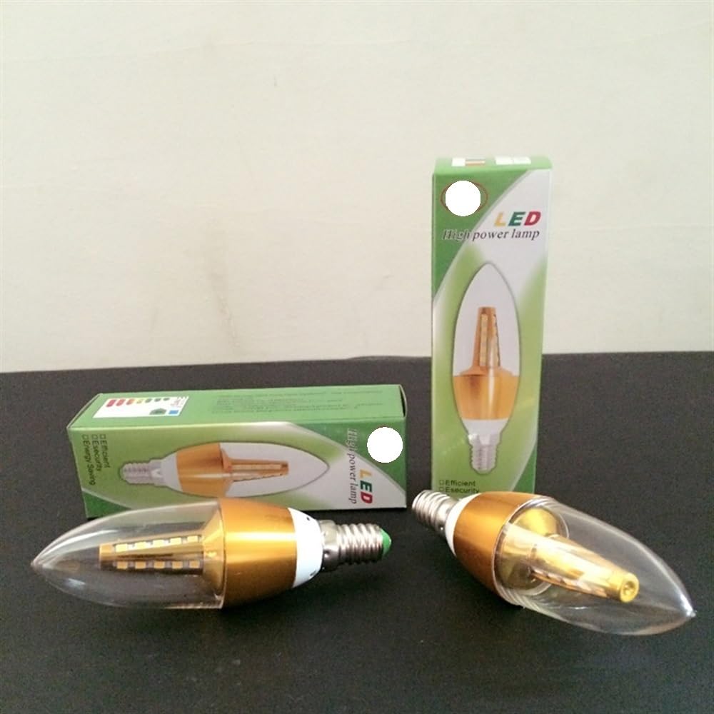 Iluminación KJXP, 20 unids/lote AC220V bombilla Led tipo vela E14/E27 lámpara de araña de cristal iluminación doméstica bombilla Led de maíz(Cool white,CC E27-15W)