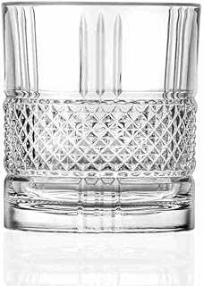RCR 26720020006 Brillante whiskyglas, 377 ml Whisky-Gläser Tumbler, whiskey-geschenkset, wassergläser, Set von 6, Kristall Tumblergläser, Geschenke für Männer, Hausbesitzer, Veranstaltungen