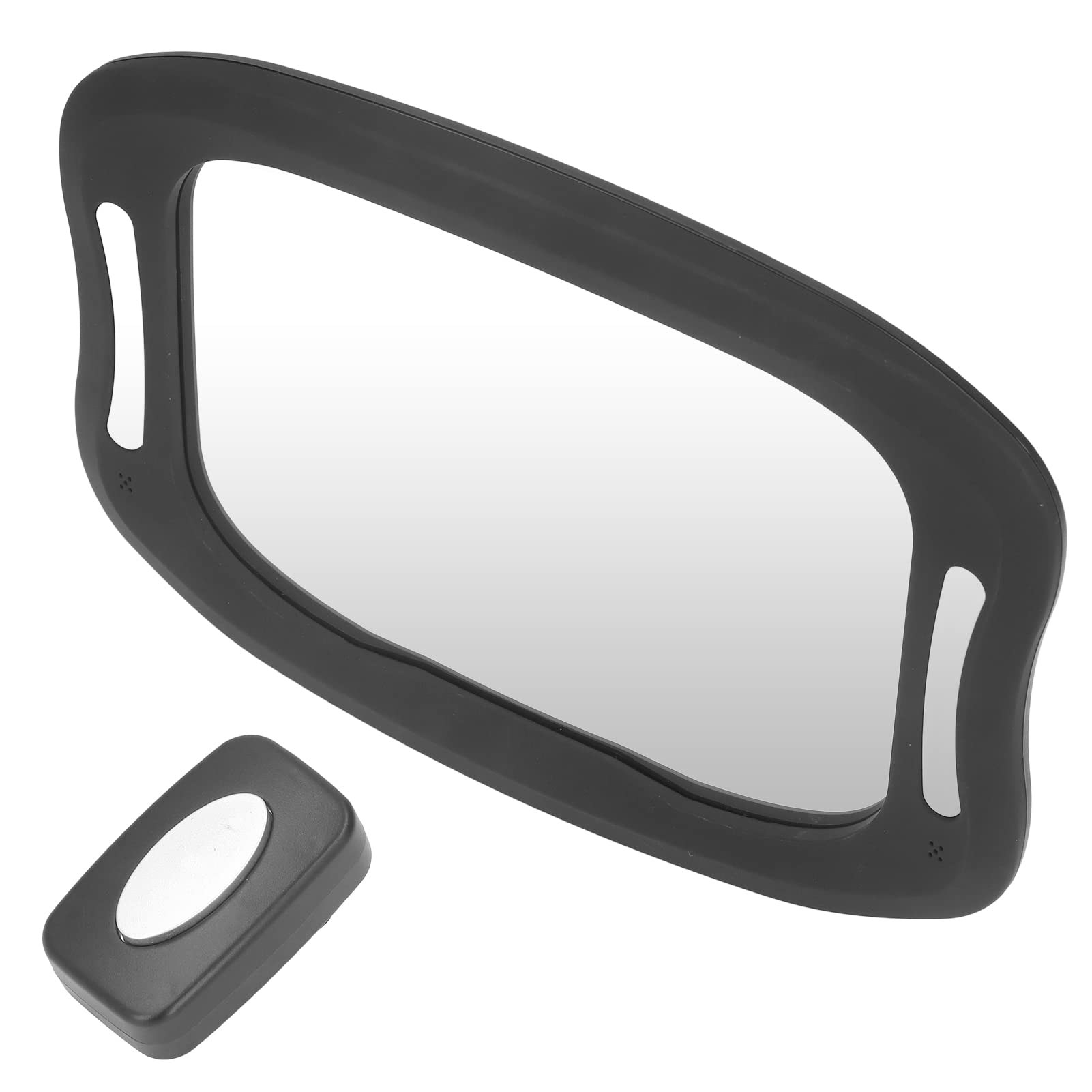Specchio per auto per bambini Monitora in modo sicuro il neonato dinamico con luce LED morbida Specchio grandangolare regolabile a 360° per veicoli