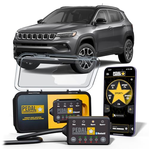PEDAL COMMANDER for Jeep Compass 2017-2025 Throttle Response Controller Fits: 2nd Gen, Base, Altitude, Latitude, Limited, Sport, Trailhawk 1.4L 2.0L 2.4L, Jeep Compass Accessories