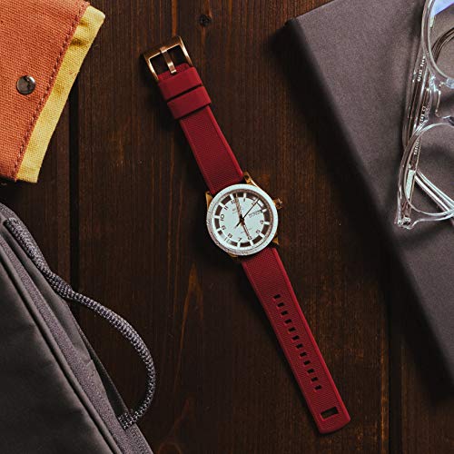 Image of BARTON Elite Silicone Watch Bands - Gold Buckle Quick Release