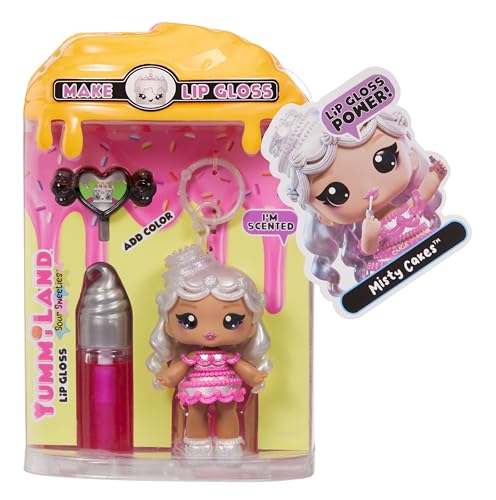 Yummiland Muñeca con Brillo de Labios DIY y Llavero miniatura 5