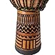Mienloco Trommel ohne Ziegenfell Djembe Drum in sehr hochwertiger Qualität inkl. Reisetasche (40cm)