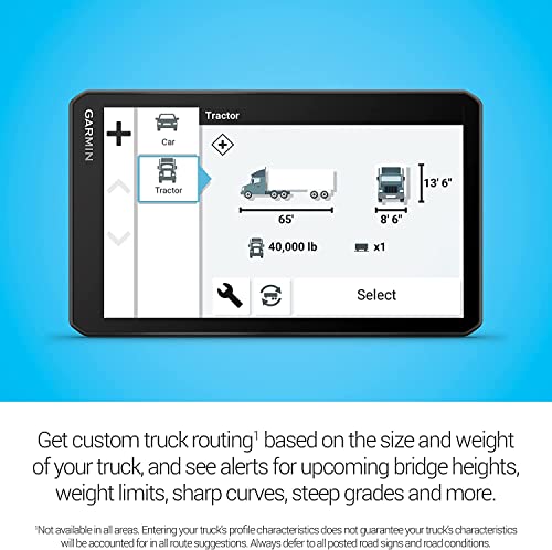 Garmin Dezl Otr710, Extra-Large, Easy-To-Read 7" Gps Truck Navigator, Custom Truck Routing, Birdseye Satellite Imagery With 8Gb Micro Sd Card, Usb Car Adapter & 6Ave Cleaning Kit #TOP4