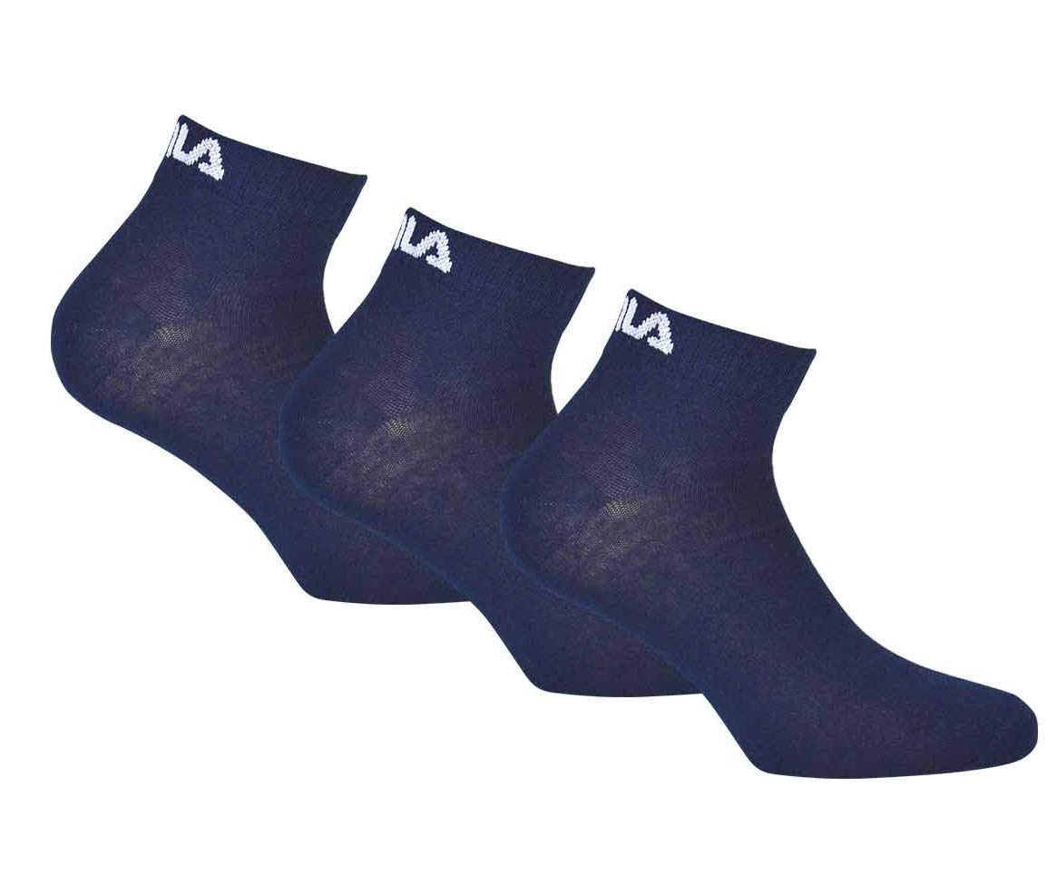 Fila F9300, Unisex Adult Socks, Navy, 39/42 (Pack of 3)