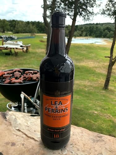 Lea & Perrins Worcestershire Sauce, schwarze Sauce von Köchen und Meistern in der Küche, unvergleichliche Rezepte, 2 x 568 ml