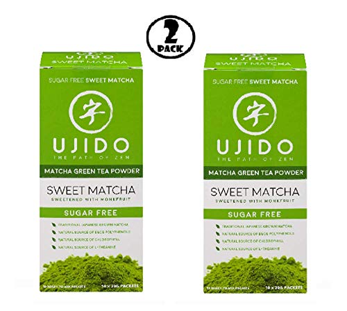 (Pack of 2) Ujido Drink Mix, Sweet Matcha, 0.7 Oz, 10 Packets, 1 Ct.