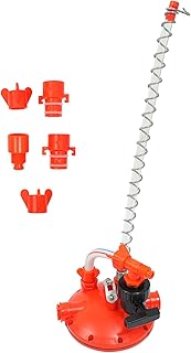 Hohopeti 1 peça regulador acessórios para garrafa de água bebedouro automático para frango, acessórios para pássaros, bebedouro de galinha, bebedouro automático para frango, descompressor, vermelho