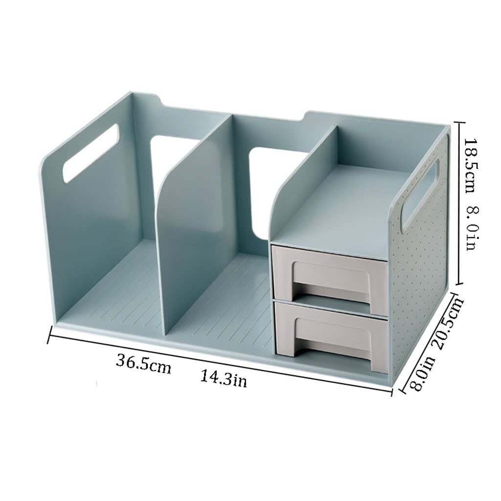Schreibtisch-Datei-Organizer, Büro-Organizer, Desktop-Organizer, Zeitschriften-Multilayer-Datei-Rack, geeignet für Büro und Zuhause, Desktop-ES-Dateihalter für den Schreibtisch