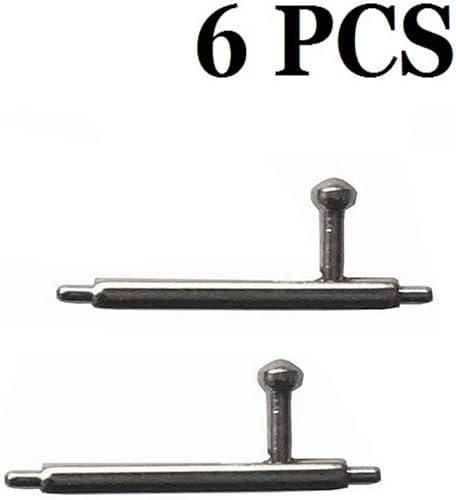 Miniatura 2 de Barras de resorte de liberación rápida para Fitbit Inspire 2Inspire 3Inspire HR, 6 unidades, acero inoxidable de 0.394 pulgadas de diámetro, 0.059