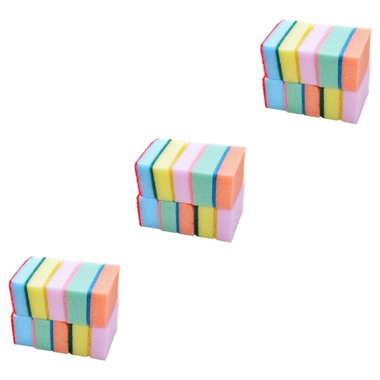 FRCOLOR 90piezas Esponjas De Limpieza De Cocina De Esponjas De Nano Limpieza para Fregar Platos Estropajos Duraderos y Reutilizables Aleatorios para Hogar y Restaurante