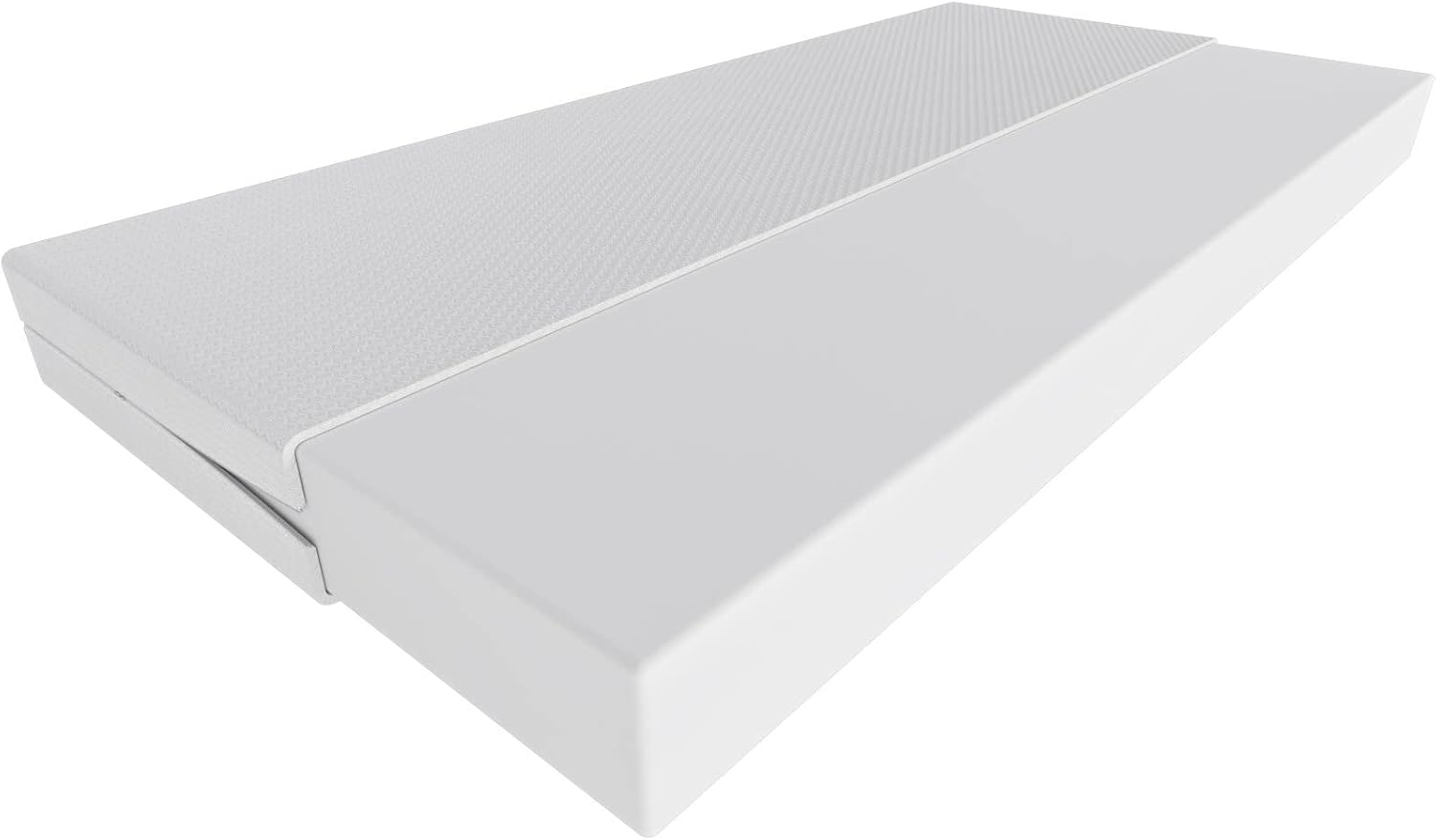 White mattress for a children's bed