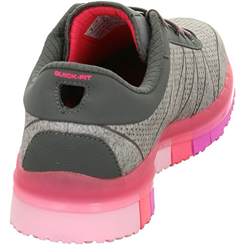 Skechers Skechers Performance Women's Go Flex - Ability Walking Shoe,Gray/Hot Pink,9.5 M US