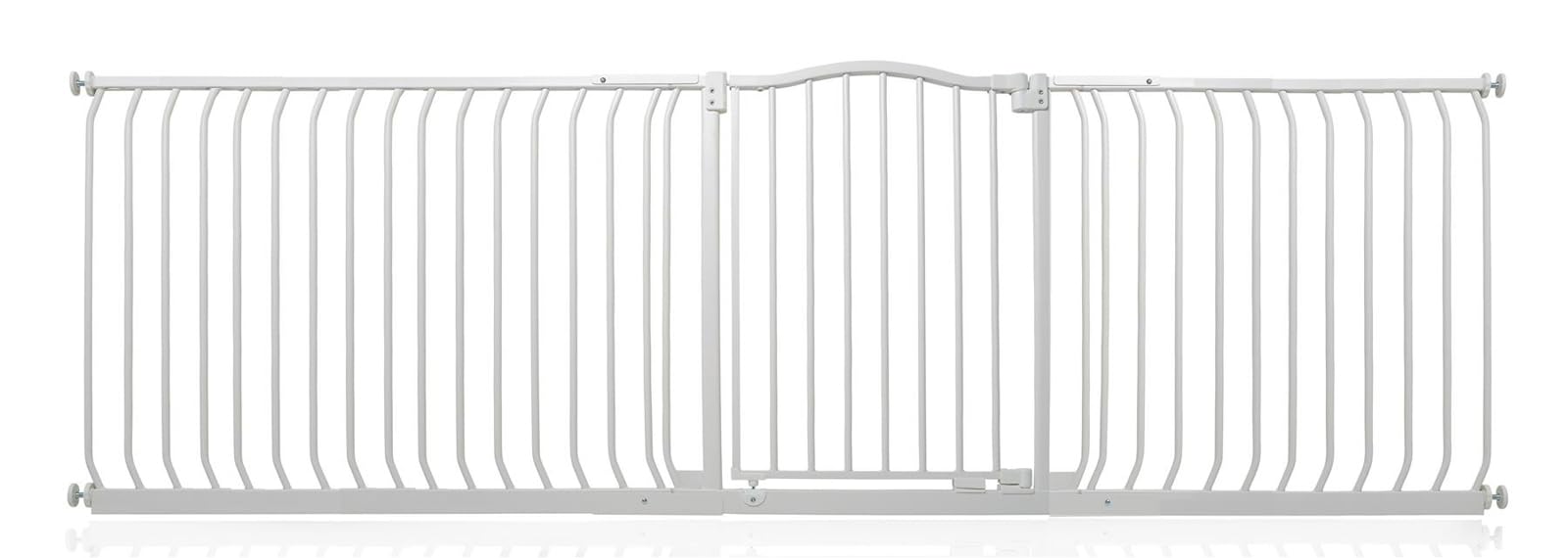 Safetots Curved Top Safety Gate, 71cm - 80cm, Matt White, Pressure Fit Stair Gate, Baby Gate for Doors Hallways and Spaces, Safety Barrier, Easy Installation — view 33