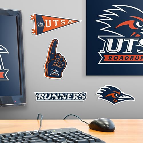 Image of The University of Texas at San Antonio 8ct Vinyl Large Deluxe Stickers Variety Pack - Laptop, Water Bottle, Scrapbooking, Tablet, Skateboard, Indoor /Outdoor - Set of 8