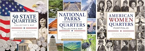 The Complete Quarters Collector's Value Pack (Set of 3 maps) - Peter Pauper Press