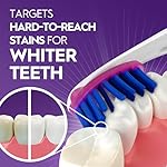 Oral-B 3D White Deep Stain Remover toothbrushes, 2 count toothbrush MEDIUM, Removes 90% of surface stains, whitens teeth, deep reach, removes plaque and stains tooth brush - Image 3