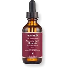 Rosehip Facial Oil Blend, Face Moisturizer with Pure Rosehip, Grapeseed Oil, Apricot Oil, Safflower Oil, Vitamin E for Deep Hydration, Protection and Versatile Anti Aging Skincare, 2 fl.oz | 60 ml