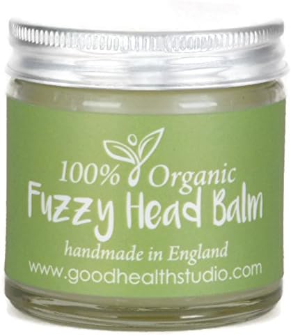 Headache Relief Balm, 100% Organic, Migraine Pain Symptom Aid, 50g - Hand Blended by an Aromatherapist with Pure Essential Oils - Lavender, Peppermint, Mandarin, Grapefruit, Basil - NO Chemicals