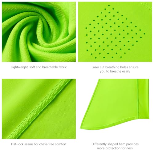 Image of BASSDASH Neck Gaiter Mask UPF 50 Sun Protection for Men & Women, Fishing, Hiking, Outdoor