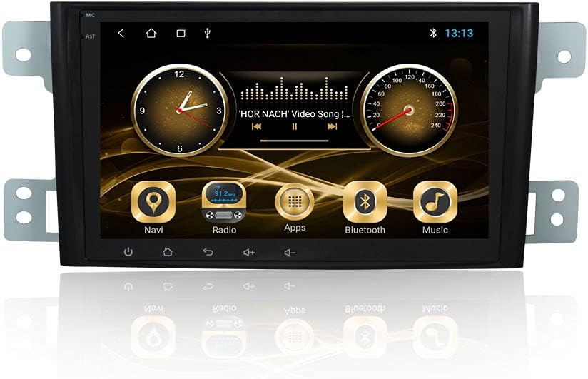 Clayton Car Stereo Screen For Suzuki Grand Vitara 2007 to 2018 Full Touch Android Multimedia Monitor & Screen Tablets Video Players, Support 1024x768P (RAM 2GB, ROM 32GB)