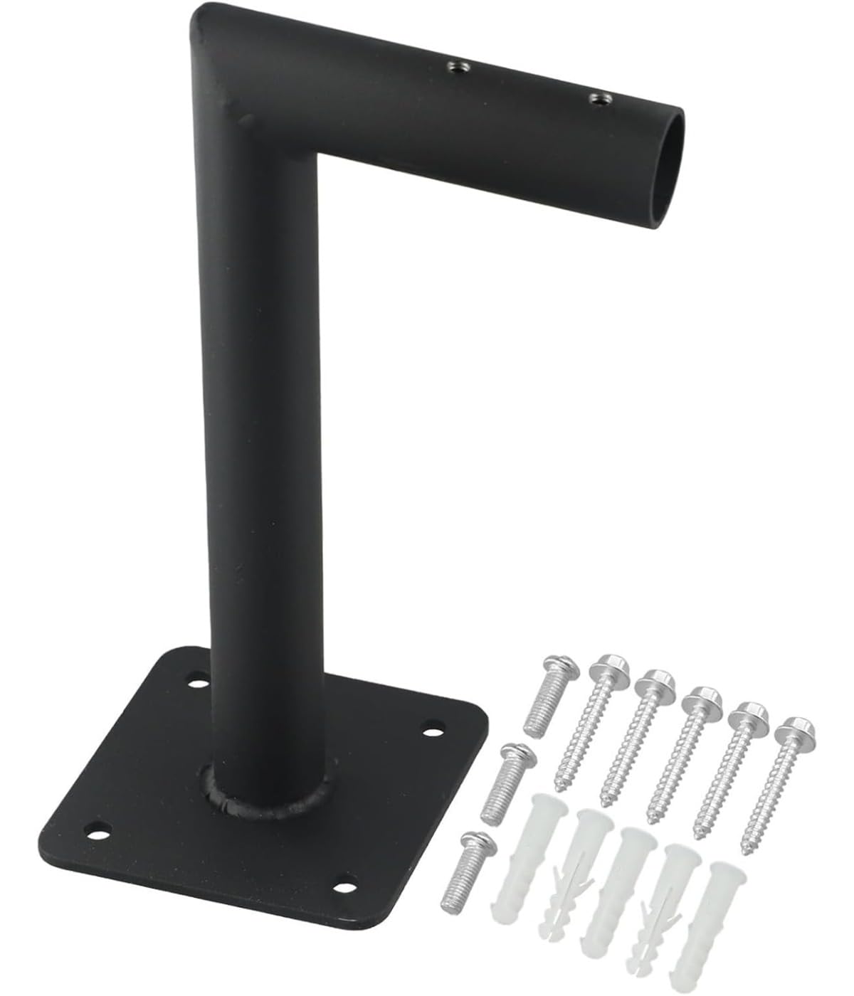 Weather Vane Mount, Roof Weather Vane Mount, Weather Vane Bracket, Suitable for Installation of TV Aerials and Weather Stations, Black, 1 Piece