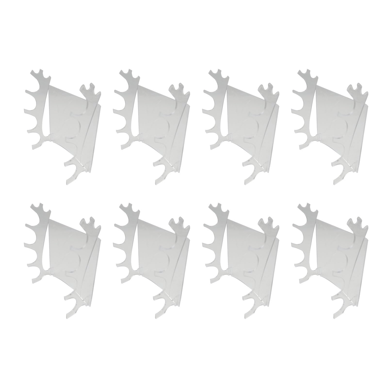 Kalttoy 2 / 8pcs Acrylic Makeup Brush Organizer Pen Holder Display Stand Eyebrow Pen Organizer Makeup Brush Rack for School Display