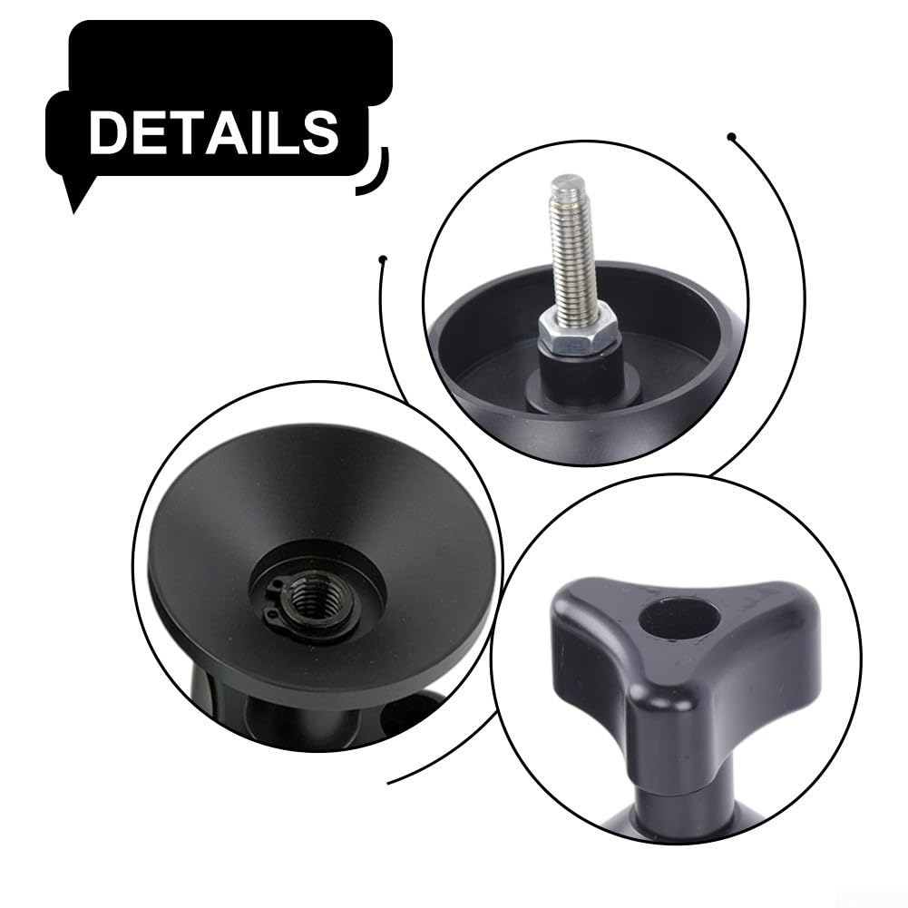 Adaptador de cuenco de trípode, placa base de trípode, adaptador hemisférico ABS de 100 mm para trípodes de cámara, accesorio de fotografía de montaje estable