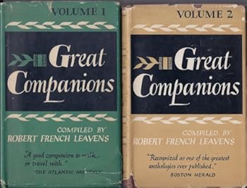 Hardcover Great Companions - Two Volume Set Book