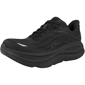 HOKA ONEONEボンダイ9 スニーカー 黒　23cm HOKA BONDI 9 BLACK / BLACK（ホカ ボンダイ 9-ブラック