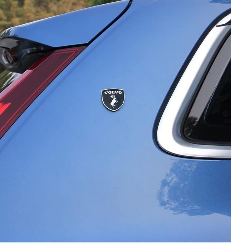 Autocollant D'emblème en Métal de Voiture, Accessoires Extérieure Décalcomanie D'insigne Couverture Logo de Voiture, pour Volvo XC60 S40 S60 S90 XC40 XC70 XC90 V40 V60 V90 S80 S80L,B Autocollant D'emblème en Métal de Voiture, Accessoires Extérieure Décalcomanie D'insigne Couverture Logo de Voiture, pour Volvo XC60 S40 S60 S90 XC40 XC70 XC90 V40 V60 V90 S80 S80L,B