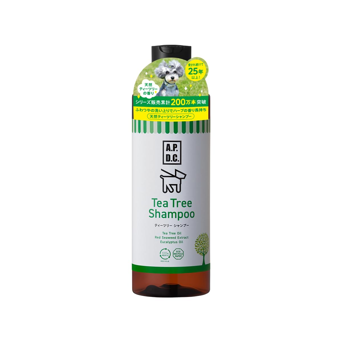 Amazon | A.P.D.C. ティーツリー シャンプー 250mL 全犬種対応 ニオイ