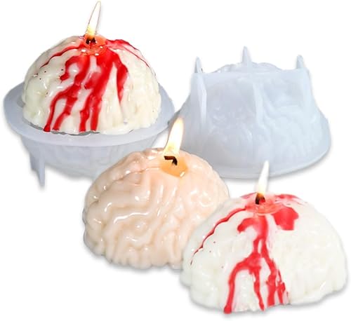 Miniatura 7 de Cestony Moldes de silicona con forma de piñón grande en 3D de Navidad para hacer velas, velas de resina, aromaterapia, cera de jabón, muestras de