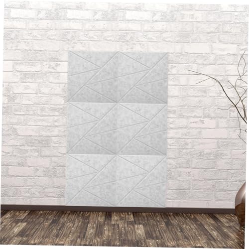 VANZACK 6pcs Paneles Aislantes Acústicos Auto-Adhesivos para Reducción de Ruido, Espuma para Tratamiento de Pared, Ignífugo, para Hogar, Oficina y Sala de Juegos miniatura 7