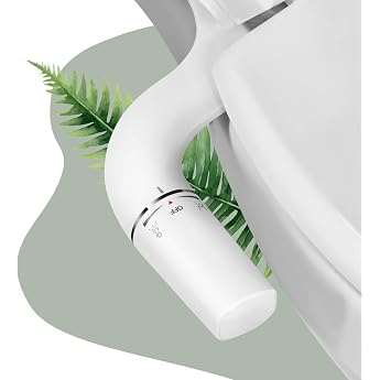 SAMODRA bidet, non-electric bidet use for toilet with double nozzle, adjustable water pressure, cold water bidet attachment