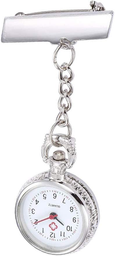 TEHAUX Watch – Clip On Fob Watch Pocket Watch Hanging Fob Watches for Doctors Nurses