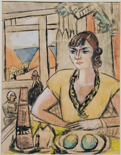 Toile Murale Abstraite Max Beckmann pour Sublimer un Mur Blanc Nu
