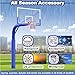Basketball Pole Padding, Round Basement Garage Pole Post Cover Pad/Column Padding Wrap Covering Pad(H 5ft,Dia 4 Inch)